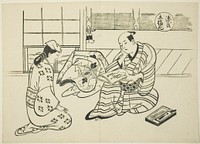 The Suetsumuhana Chapter from "The Tale of Genji" (Genji Suetsumuhana), from a series of Genji parodies by Okumura Masanobu