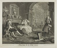 Plate Two, from Marriage à la Mode by Bernard Baron (Engraver)