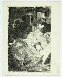 Reading (Mr. and Mrs. Ch. Deering) by Anders Zorn