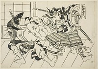 Wada’s Banquet (Wada sakamori), from the series "Famous Scenes from Japanese Puppet Plays (Yamato irotake)" by Okumura Masanobu