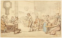 Interior of an Inn by Thomas Rowlandson