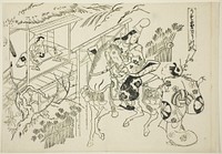 Usuyuki: The Kogo Scene (Usuyuki Kogo no dan), from the series "Famous Scenes from Japanese Puppet Plays (Yamato irotake)" by Okumura Masanobu