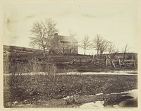 Mathew's House, Battle-field of Bull Run by Barnard and Gibson