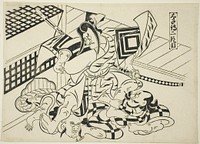 Legend of Taishi, Scene 2 (Taishiden nidanme), from the series "Famous Scenes from Japanese Puppet Plays (Yamato irotake)" by Okumura Masanobu