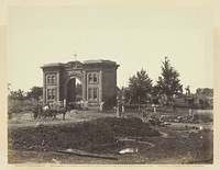 Gateway of Cemetery, Gettysburg by Timothy O'Sullivan