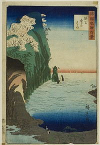 Taka Beach, Tajima Province (Tajima Taka no hama) from the series “One Hundred Famous Views in the Various Provinces (Shokoku meisho hyakkei)” by Utagawa Hiroshige II (Shigenobu)