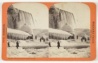 Niagara - Ice Mountain and American Fall, from the series "Niagara Falls, New York" by George Baker