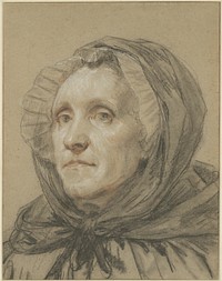 Portrait of the Artist's Mother by Jean Baptiste Greuze