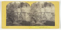 Six Mile Creek, Ithaca, N.Y. Well's Fall, looking down by J.C. Burritt
