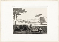 Landscape Painters at Work, plate 309 from Souvenirs d'artistes by Honoré-Victorin Daumier