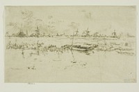 Zaandam by James McNeill Whistler