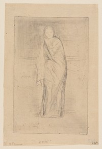 Draped Model by James McNeill Whistler