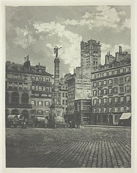 Paris, Place de Châtelet by Charles Nègre