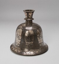 Bell-Shaped Huqqa Base with Floral Design