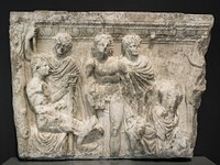 Side Panel of a Sarcophagus by Ancient Roman