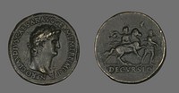 Sestertius (Coin) Portraying Emperor Nero by Ancient Roman