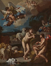 Adam and Eve in Paradise by Francesco Solimena