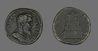Coin Portraying Emperor Pertinax by Ancient Roman