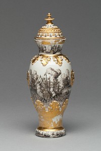 Vase and Cover (one of a pair) by Meissen Porcelain Manufactory (Manufacturer)