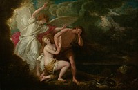 The Expulsion of Adam and Eve from Paradise by Benjamin West