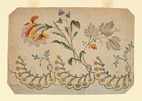 Design for a Woven, Printed, or Embroidered Dress or Skirt Border