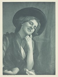 Coquette, No. 13 from the portfolio "American Pictorial Photography, Series II” (1901); edition 34/150 by Charles I. Berg