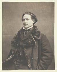 Portrait of La Fontaine by Nadar (Gaspard Félix Tournachon)