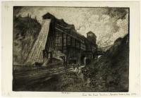 Coal—The Great Incline, Breaker, Mahanoy City by Joseph Pennell