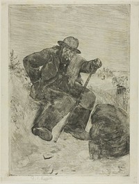 The Exhausted Ragpicker by Jean-François Rafaëlli