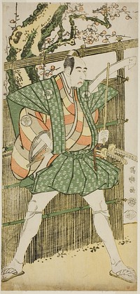 The actor Bando Mitsugoro II as Katsura Kokingo Haruhisa by Tōshūsai Sharaku