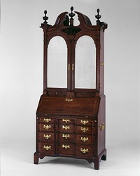 Desk and Bookcase by Artist unknown