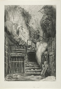 La Rue de la Vieille Lanterne: The Suicide of Gérard de Nerval by Gustave Doré