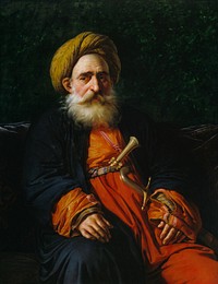 Portrait of the Katchef Dahouth, Christian Mameluke by Anne-Louis Girodet de Roussy-Trioson