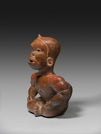 Seated Hunchbacked Dwarf by Colima