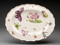 Dish by Chelsea Porcelain Factory