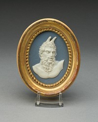 Plaque with Head of a Satyr by Wedgwood Manufactory (Manufacturer)