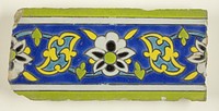 Border Tile With Vegetal Motif by Islamic