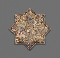 Star-Shaped Tile by Islamic