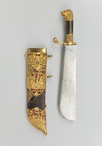 Hunting Cleaver (Waidpraxe) of Ernst August II Konstantin, Duke of Saxe-Weimar-Eisenach