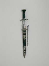 Dagger with Two Awls and Sheath for the Bodyguard of the Elector of Saxony by Wolf Paller