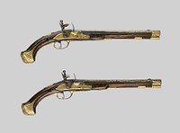 Pair of Flintlock Holster Pistols