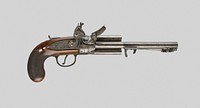 Flintlock Revolver with Bayonet