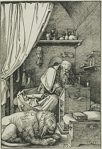 Saint Jerome in his Cell by Albrecht Dürer