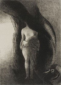 I am Still the Great Isis! Nobody Has Ever Yet Lifted My Veil!, plate 16 of 24 by Odilon Redon