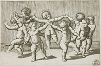 Dance of Cupids by Marcantonio Raimondi