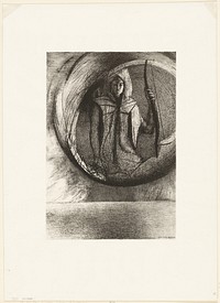 And Beyond, the Astral Idol, the Apotheosis, plate 2 of 6 by Odilon Redon