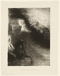 Pilgrim of the Sublunary World, plate 5 of 6 by Odilon Redon