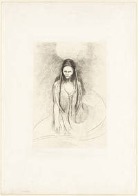 Intelligence was Mine! I Became the Buddha, plate 12 of 24 by Odilon Redon