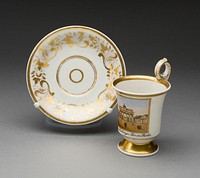 Cup and Saucer by Königliche Porzellan-Manufaktur Berlin