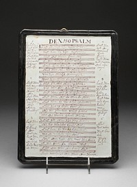 Plaque: Psalm No. 150 by Govert Willemnz